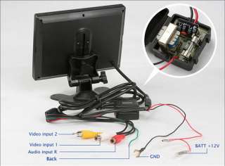 ZOLL LCD TFT MONITOR AUTO DISPLAY BILDSCHIRM 3 VIDin  