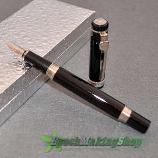 JINHAO 1008 black NOBLEST Medium nib fountain pen new  