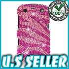 FOR BLACKBERRY CURVE 9350 9360 9370 BLING HELLO KITTY ON SILVER PINK 