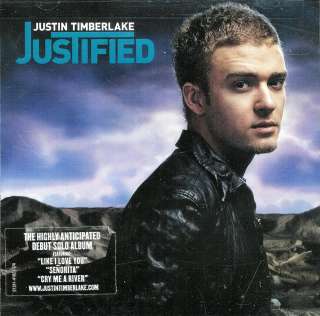 Justified by Justin Timberlake   New Sealed CD 012414182326  
