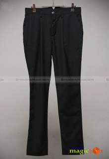Men Fashion Casual Slim Fit Harem Pants Trousers Black  