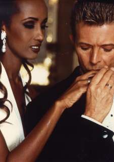   D.Aris David Bowie et son épouse Iman à Florence