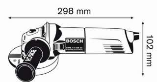 0601821300 GWS 10 125 Bosch Smerigliatrice in Valigetta  