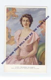 p9076   Princess Elizabeth   art   Royalty postcard  