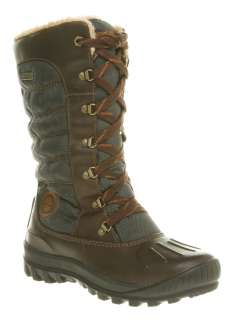   Earthkeepers Mount Holly Duck Boot Brown/Green Leather Boots  