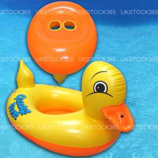 Inflatable Duck Baby Swim Seat Float Aid Safety 5 18m  