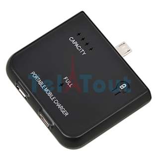   portatif batterie externe Micro USB noir Pour Blackberry Torch 9810