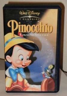 Pinocchio film videocassetta vhs, edizione a Belluno    Annunci