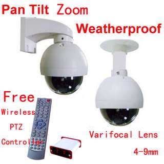 Sony CCD PTZ Weatherproof Mini Dome CCTV Camera P02  
