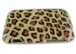 NEW CHEETAH LEOPARD PRINT HARD CASE COVER FOR HTC WILDFIRE G8