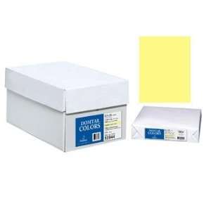 Domtar Colors™ 67# Vellum Bristol Cover, 8½x11, Canary 