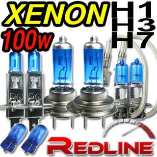 100W Xenon HI/Lo/Fog Bulbs H1 H7 H3 VAUXHALL Astra H  