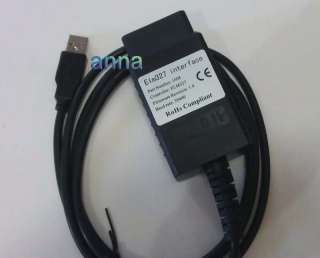   USB V1.4 AUTO ELM327 USB SCANNER OBD2 OBD OBDII CAN BUS