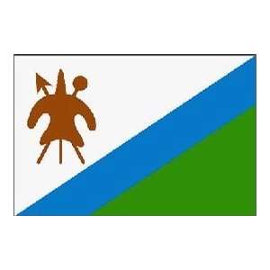Lesotho Flag Nylon 3 ft. x 5 ft. 