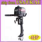 4HP TWO STROKE OUTBOARD MOTOR BOAT ENGINE WATER COOLED NEW IN GREAT 