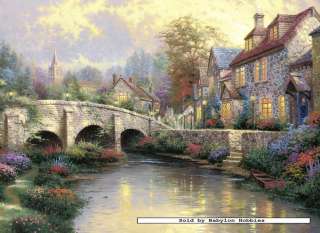 Schmidt Spiele (58453) - Thomas Kinkade: Christmas Moonlight - 1000  pieces puzzle