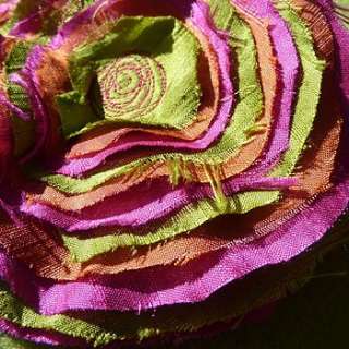 handmade silk flower corsage brooch by the beauty is in the detail 