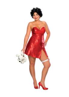 Plus Size Betty Boop Short Dress  Cheap TV & Movie Womens Halloween 
