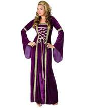 Womens Purple Renaissance Lady Costume