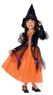 Girls Pretty Witch Costume   Witch Costumes