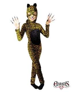 Cheetah Cat Girl Child Costume  Wholesale Cats Halloween Costume for 