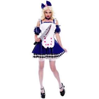 Wicked Wonderland Alice Deluxe Adult Costume   Includes dress, arm 