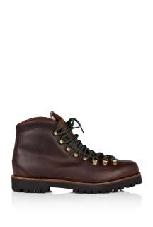 Polo Ralph Lauren  Chocolate Leather Hiking Boots by Polo Ralph 