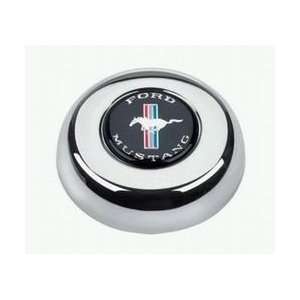 Ford Licensed Horn Button Chrome Mustang Classic/Challenger Wheels