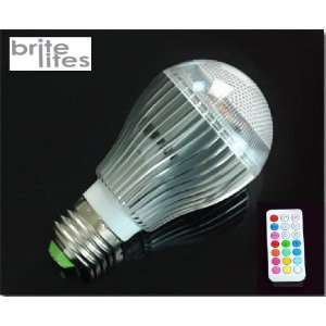  E26 / E27 9W RGB Multi Color Changing LED Light Bulb with 