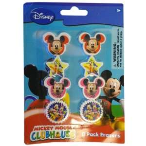   Erasers   Mickey Mouse ClubHouse 8 Pack Erasers
