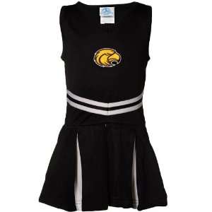   Golden Eagles Infant Girls Black Cheerleader Dress
