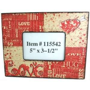  Red Love Is Kind Photo Frame Case Pack 6 Electronics