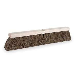  Brooms and Brush Heads Pushbroom,Heavy Duty,Brown,24 In 