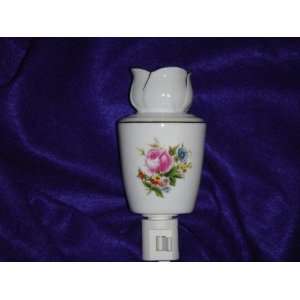   With Pink Flower Plug In Aromatherapy Night Light