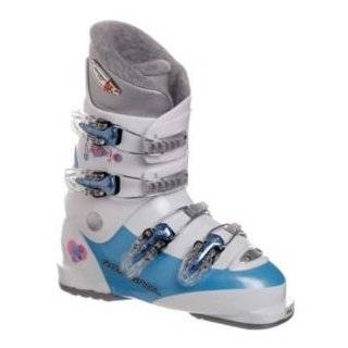 Rossignol Fun Girl J4 Girls Ski Boots   Size 23.5   Light Blue White 