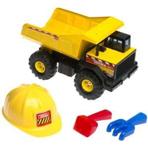   Tonka Mighty Dump Truck With Hard Hat & Tools Toys & Games