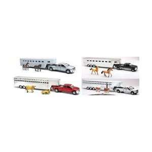 New Ray Toys AS10820 132 Scale Die Cast Ford/Dodge Fifth Wheel Truck 
