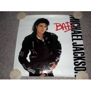  Michael Jackson 1987 BAD Vintage CBS Promo Poster 