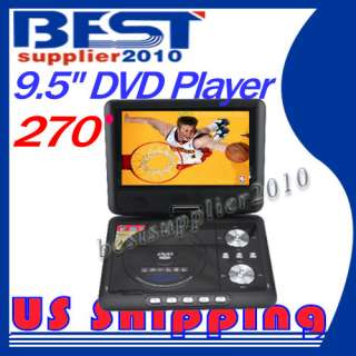 Portable LCD DVD Player 9.5,Analogue TV+GAME++USB  