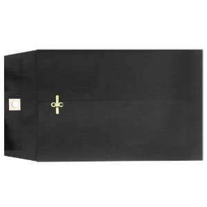  9 x 12 Clasp Envelopes   Pack of 500   Midnight Black 
