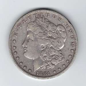 1881 Morgan Silver Dollar Brilliant Uncirculated 