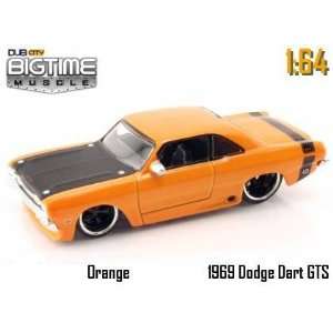   Orange 1969 Dodge Dodge Dart GTS 164 Scale Die Cast Car Toys & Games