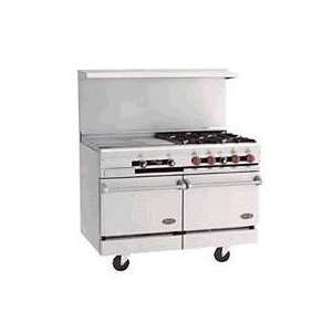  DCS 48 Inch Commercial Range (Four Burners, Griddle, One 