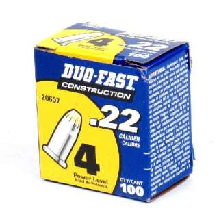   Duo Fast Construction 100 Count .22 Caliber Yellow Powder Loads  
