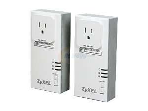 ZyXEL PLA407 HomePlug AV 200 Mbps Powerline Wall Plug Adapter (Starter 
