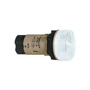 Altech 22mm Pilot Light, Plastic, 230VAC, LED, White Lens/White LED 
