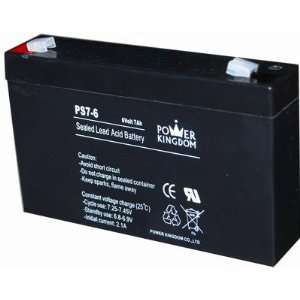  6 Volt 7 Ah   Sealed Lead Acid Battery (PS) Electronics