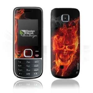  Design Skins for Nokia 2700 Classic   Burning Skull Design 