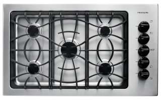   Frigidaire 36 36 Inch Stainless Steel Gas Stovetop Cooktop FFGC3625LS