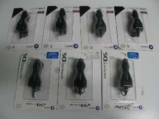 Lot of 7 DSi XL 3DS Genuine Nintendo Car Chargers, NEW in Packages 